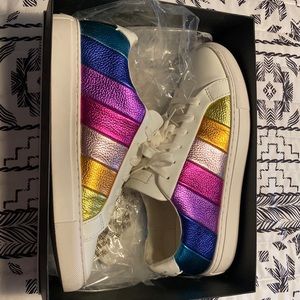 Kurt Geiger rainbow sneakers